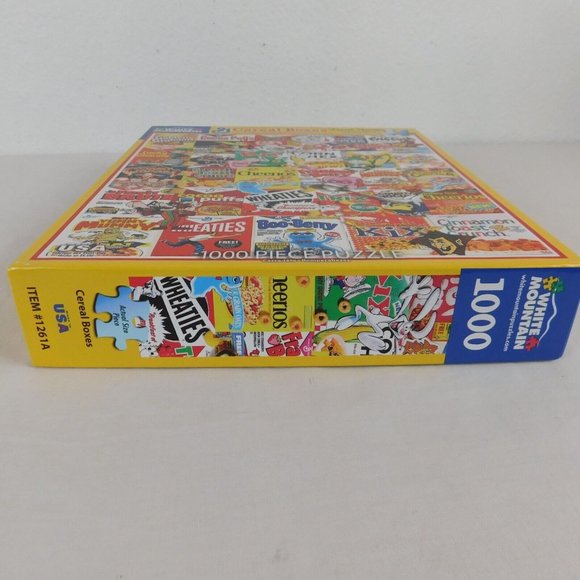 White Mountain 1000 Pc General Mills Cereal Boxes Jigsaw Puzzle 24 x 30 COMPLETE - Picture 5 of 8